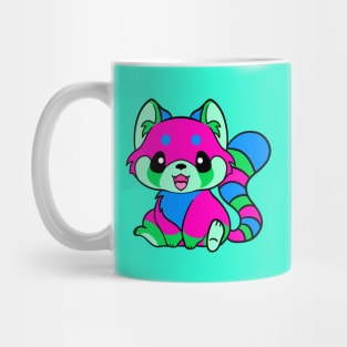 Polysexual Pride Red Panda Mug